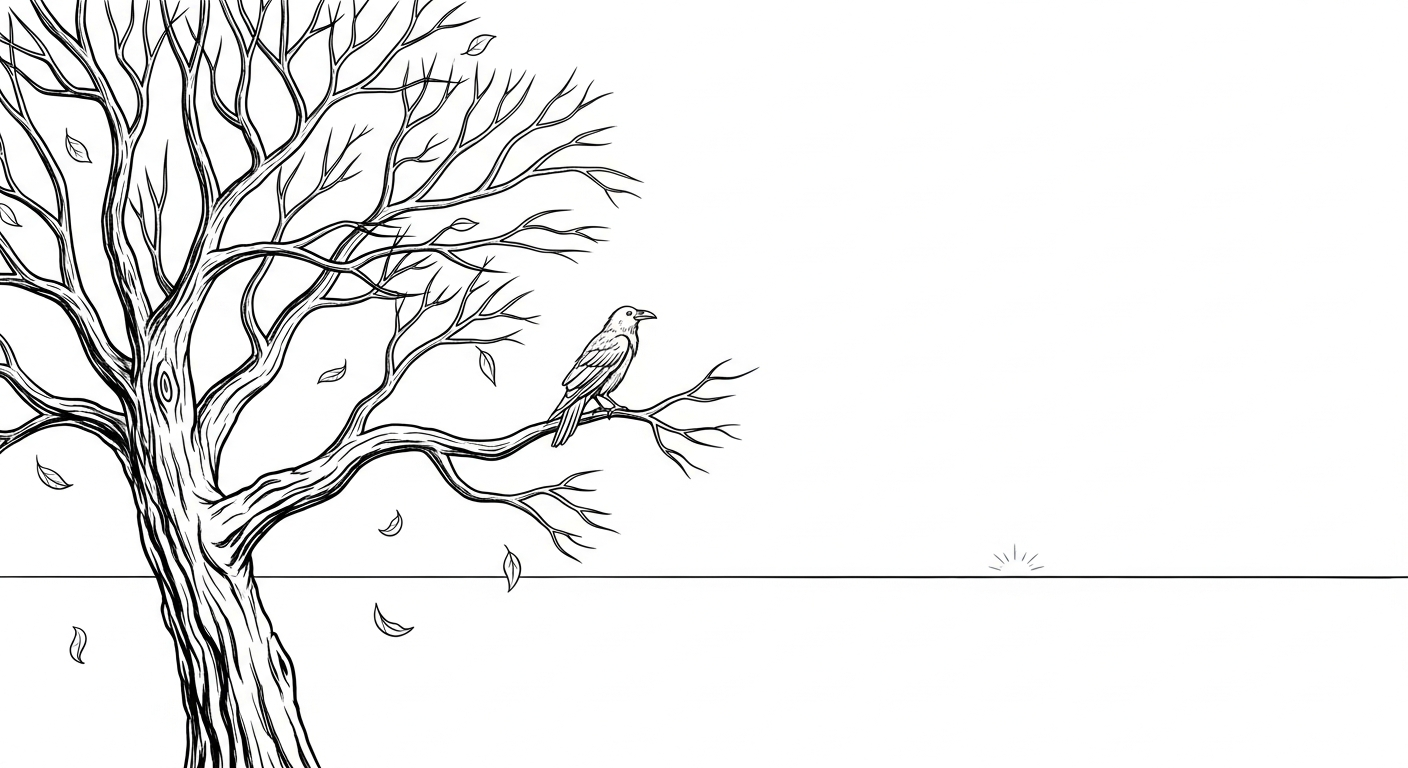 Vergilbtes Herbstgedenken