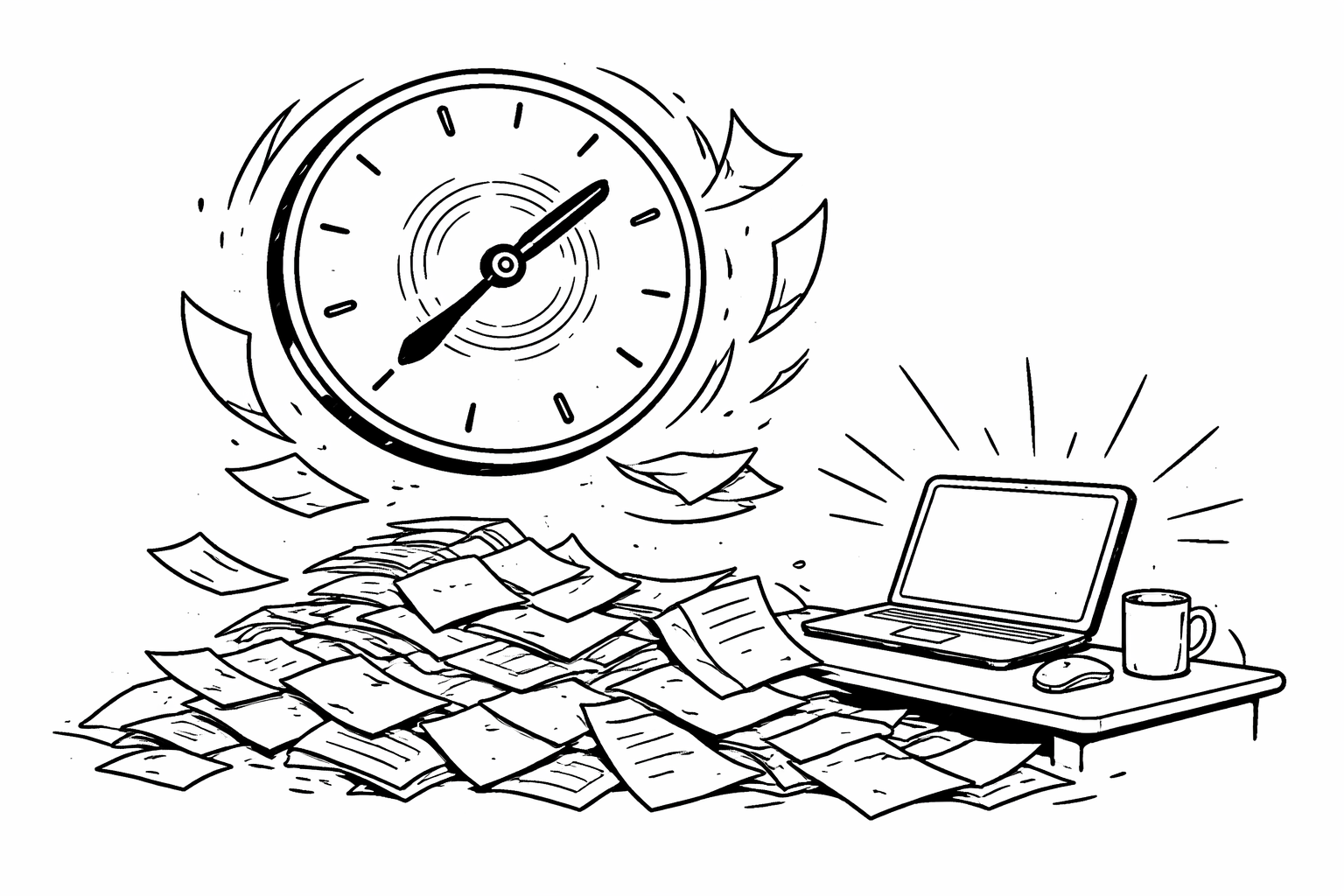 Wenn die Uhr schrumpft