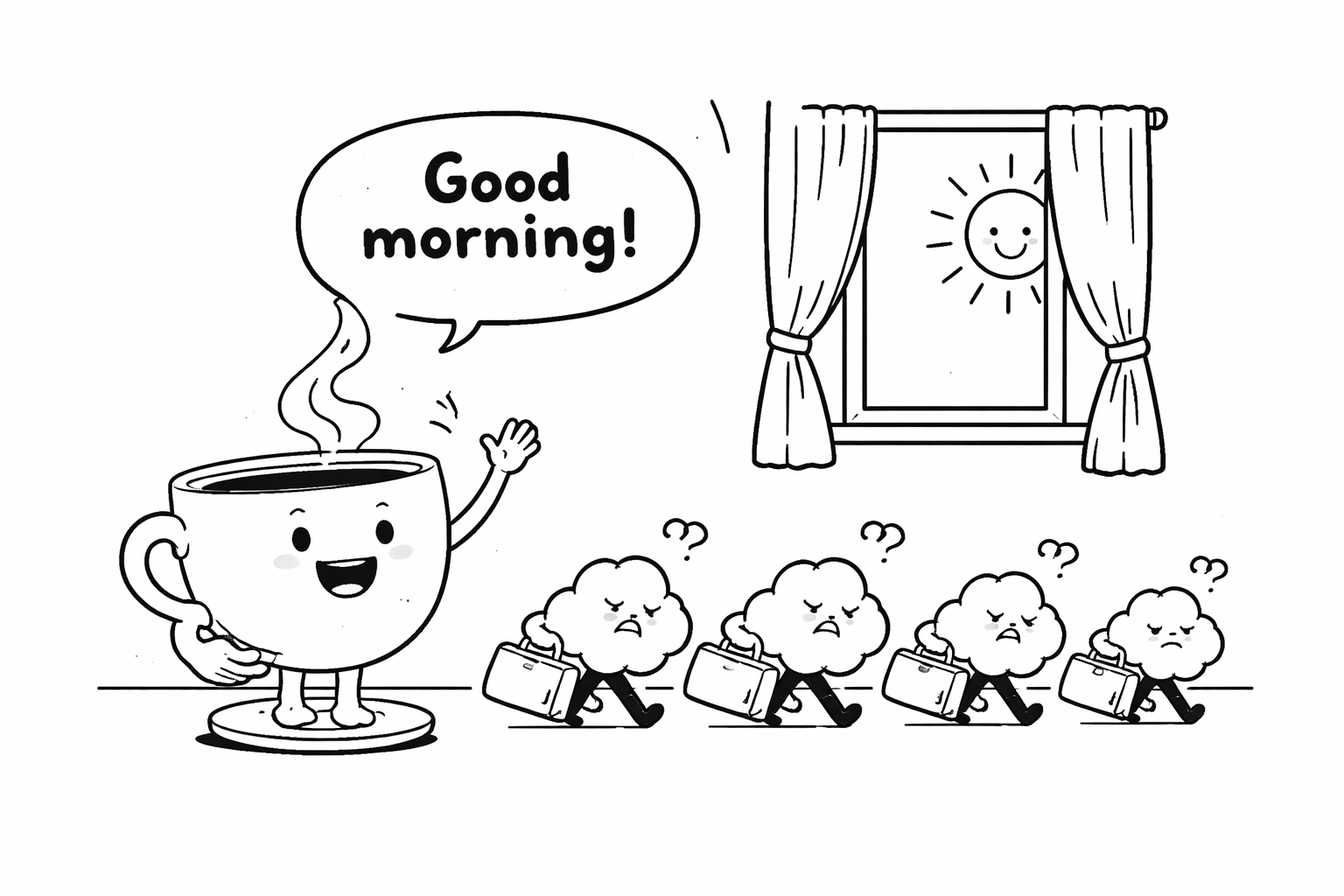 Fröhliches Sorgenquartett